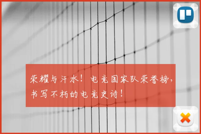 荣耀与汗水！电竞国家队荣誉榜，书写不朽的电竞史诗！